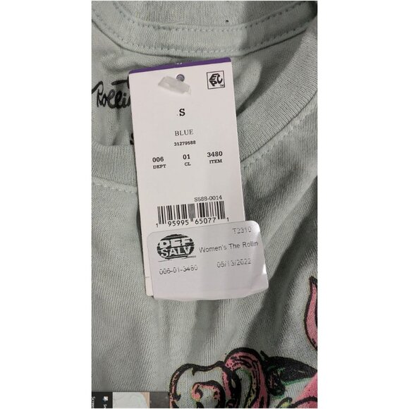 The Rolling Stones Women’s Short Sleeve Crew Graphic Tee Gray XS - Picture 3 of 3